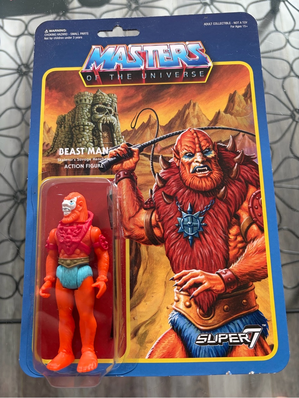 Beast Man Masters Of The Universe MOTU Funko Reaction Toy Figure
